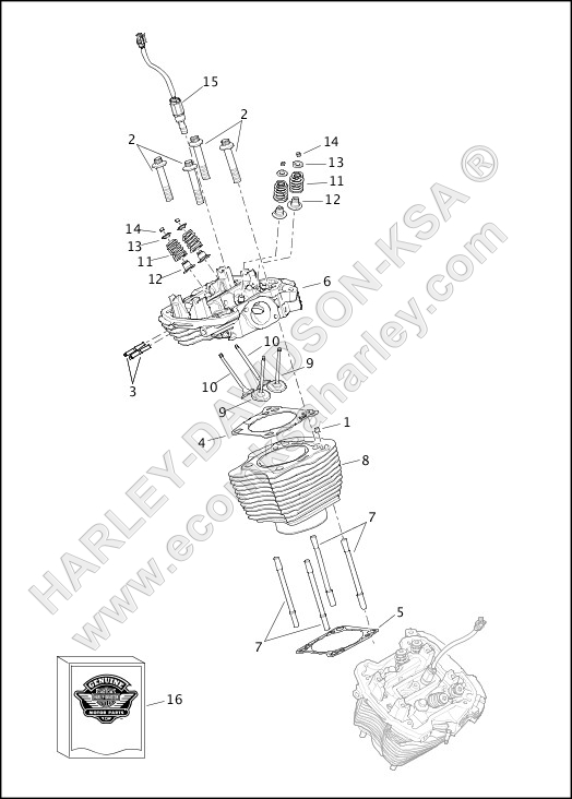 CYLINDERS, HEADS AND VALVES